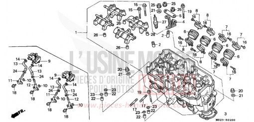 CYLINDER HEAD CBR1000FN de 1992